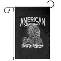American Mortocycle Indian Native Bikes Club Garden Flag - Wonder Print Shop