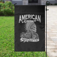 American Mortocycle Indian Native Bikes Club Garden Flag - Wonder Print Shop