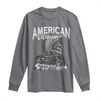 American Mortocycle Indian Native Bikes Club Long Sleeve Shirt - Wonder Print Shop