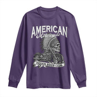 American Mortocycle Indian Native Bikes Club Long Sleeve Shirt - Wonder Print Shop