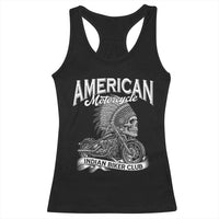 American Mortocycle Indian Native Bikes Club Racerback Tank Top - Wonder Print Shop