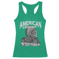 American Mortocycle Indian Native Bikes Club Racerback Tank Top - Wonder Print Shop