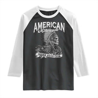 American Mortocycle Indian Native Bikes Club Raglan Shirt - Wonder Print Shop