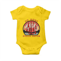 No More Stolen Sister Baby Onesie Red Hand MMIW Awareness America Native - Wonder Print Shop
