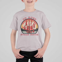 No More Stolen Sister T Shirt For Kid Red Hand MMIW Awareness America Native - Wonder Print Shop