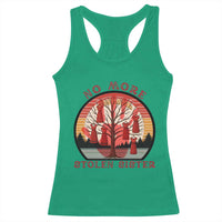 No More Stolen Sister Racerback Tank Top Red Hand MMIW Awareness America Native - Wonder Print Shop
