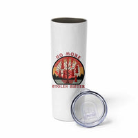 No More Stolen Sister Skinny Tumbler Red Hand MMIW Awareness America Native