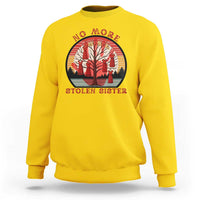 No More Stolen Sister Sweatshirt Red Hand MMIW Awareness America Native - Wonder Print Shop