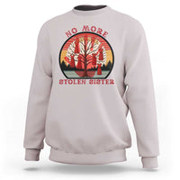 No More Stolen Sister Sweatshirt Red Hand MMIW Awareness America Native - Wonder Print Shop