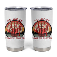 No More Stolen Sister Tumbler Cup Red Hand MMIW Awareness America Native