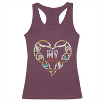 Native American Indian Racerback Tank Top It Is In My DNA - Wonder Print Shop