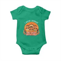 Native American Child Baby Onesie I Wear Orange For Every Native Child - Wonder Print Shop