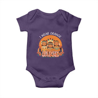Native American Child Baby Onesie I Wear Orange For Every Native Child - Wonder Print Shop
