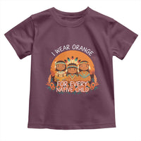 Native American Child Toddler T Shirt I Wear Orange For Every Native Child - Wonder Print Shop
