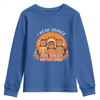 Native American Child Youth Sweatshirt I Wear Orange For Every Native Child - Wonder Print Shop