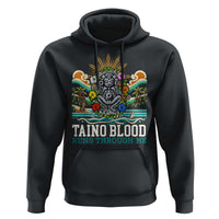 Indigenous Taino Warrior Puerto Rico Carribbean Culture Hoodie Taino Blood Runs Through Me - Wonder Print Shop