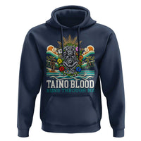 Indigenous Taino Warrior Puerto Rico Carribbean Culture Hoodie Taino Blood Runs Through Me - Wonder Print Shop