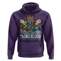 Indigenous Taino Warrior Puerto Rico Carribbean Culture Hoodie Taino Blood Runs Through Me - Wonder Print Shop