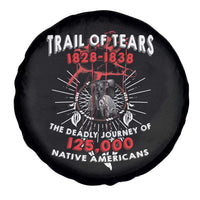 Native American Trail Of Tears Deadly Journey Spare Tire Cover - Wonder Print Shop