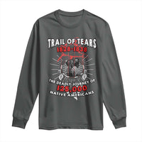 Native American Trail Of Tears Deadly Journey Long Sleeve Shirt - Wonder Print Shop