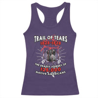 Native American Trail Of Tears Deadly Journey Racerback Tank Top - Wonder Print Shop