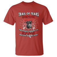 Native American Trail Of Tears Deadly Journey T Shirt - Wonder Print Shop