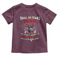 Native American Trail Of Tears Deadly Journey Toddler T Shirt - Wonder Print Shop