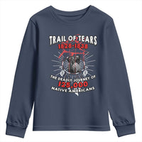 Native American Trail Of Tears Deadly Journey Youth Sweatshirt - Wonder Print Shop