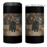 Spooky Biscuits Bakery 4 in 1 Can Cooler Tumbler Funny Black Cat Halloween Gift