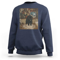 Spooky Biscuits Bakery Sweatshirt Funny Black Cat Halloween Gift