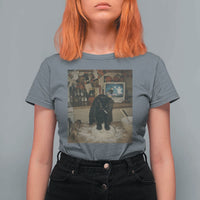 Spooky Biscuits Bakery T Shirt For Women Funny Black Cat Halloween Gift