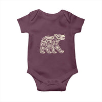 Bear Native Formline Art Salish Haida Tlingit Pacific Animal Baby Onesie