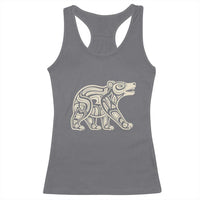 Bear Native Formline Art Salish Haida Tlingit Pacific Animal Racerback Tank Top