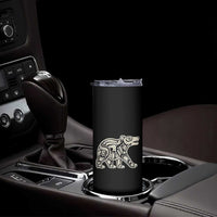 Bear Native Formline Art Salish Haida Tlingit Pacific Animal Skinny Tumbler