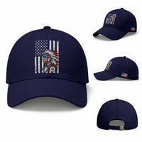 Indigenous People Tribal CG Native American Indian Chief American USA Flag Baseball Cap