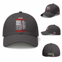 Native American Veteran USA Flag Patriotic Soldier Baseball Cap