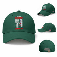 Native American Veteran USA Flag Patriotic Soldier Baseball Cap