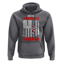 Native American Veteran USA Flag Patriotic Soldier Hoodie