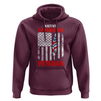 Native American Veteran USA Flag Patriotic Soldier Hoodie