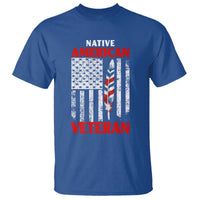 Native American Veteran USA Flag Patriotic Soldier T Shirt