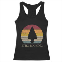 Arrowhead Hunter Native American Racerback Tank Top Ancient Artifacts Relic Hunting Vintage Sunset