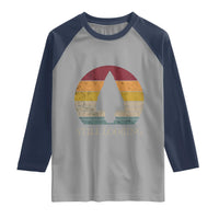 Arrowhead Hunter Native American Raglan Shirt Ancient Artifacts Relic Hunting Vintage Sunset