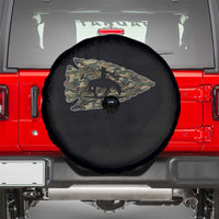 Arrowhead Hunter Native American Camouflage USA Flag Spare Tire Cover