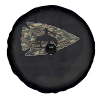 Arrowhead Hunter Native American Camouflage USA Flag Spare Tire Cover