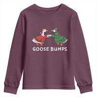 Christmas Goose Bumps Holiday Season Youth Sweatshirt - Wonder Print Shop