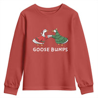 Christmas Goose Bumps Holiday Season Youth Sweatshirt - Wonder Print Shop