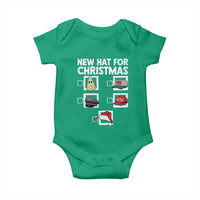 Funny Political Christmas Baby Onesie Old Hat New Hat - Wonder Print Shop