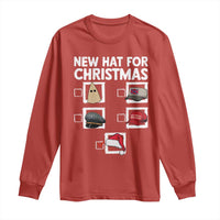 Funny Political Christmas Long Sleeve Shirt Old Hat New Hat - Wonder Print Shop