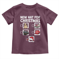 Funny Political Christmas Toddler T Shirt Old Hat New Hat - undefined