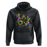 67 Mardi Gras Meme Hoodie Funny Six Seven Carnival Party